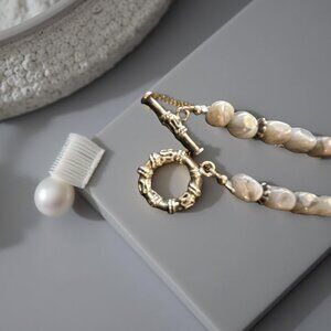 Retired Silpada Sterling Silver Banded Agate Statement Necklace 925 Silver